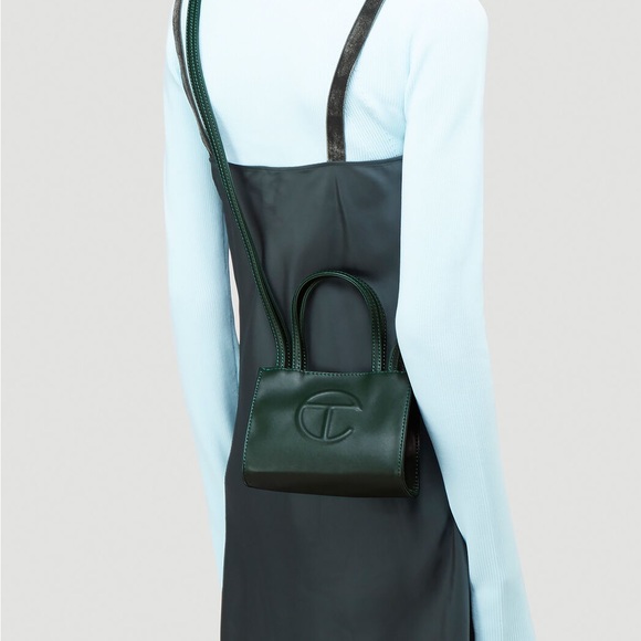 TELFAR Small Dark Olive Shopping Bag - Picture 4 of 17